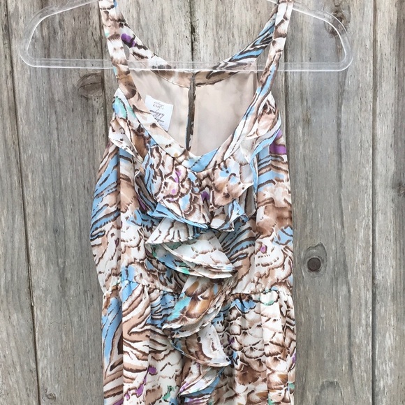 Suzi Chin for Maggy Boutique Silk Sleeveless Mini Dress Size 4 - Picture 6 of 10